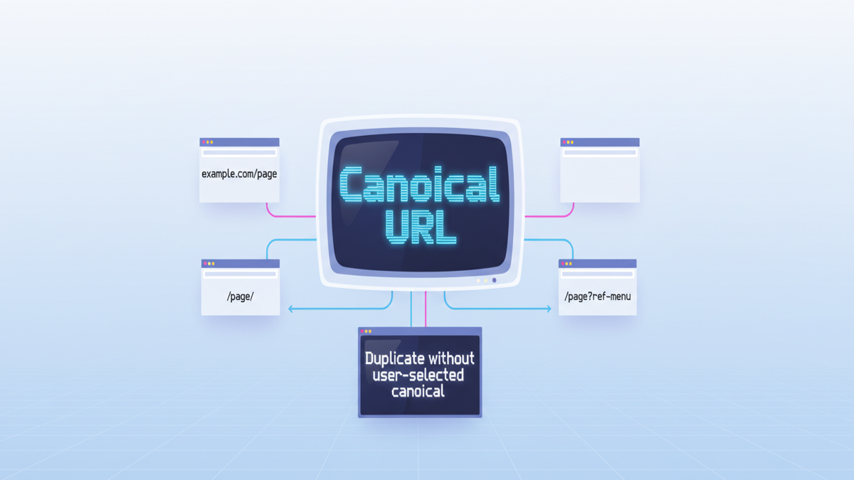Duplicate Without User-Selected Canonical: Why Google Chooses Another URL