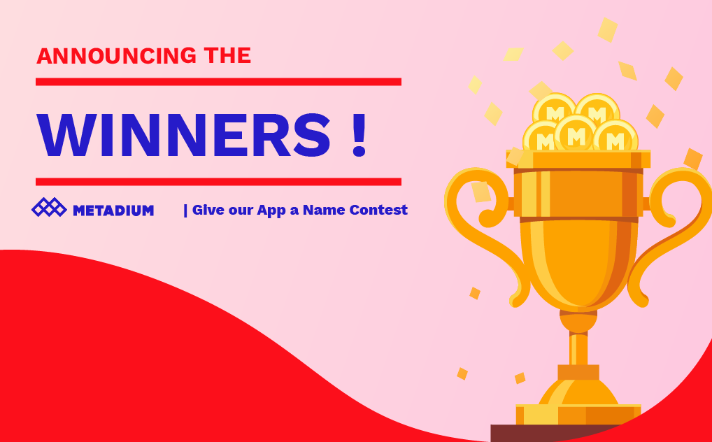 Winner Announcement: Give Our App a Name - Metadium - Medium