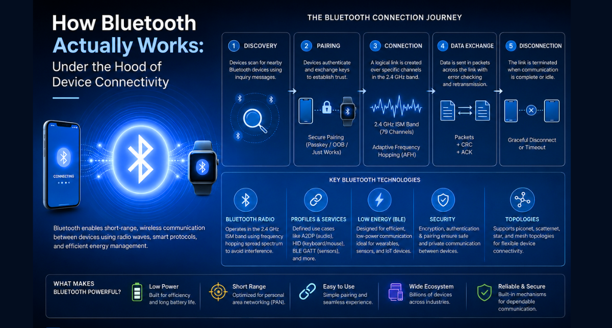 [System Design] How Bluetooth Actually Works: Under the Hood of Device Connectivity- Part 1⌚
