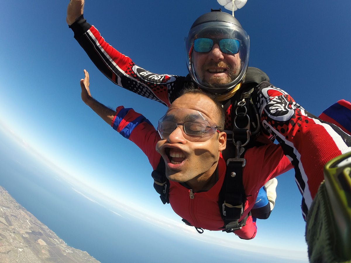 What Skydiving reminded me about Extreme Fat-Loss - Shashank Mehta - Medium...