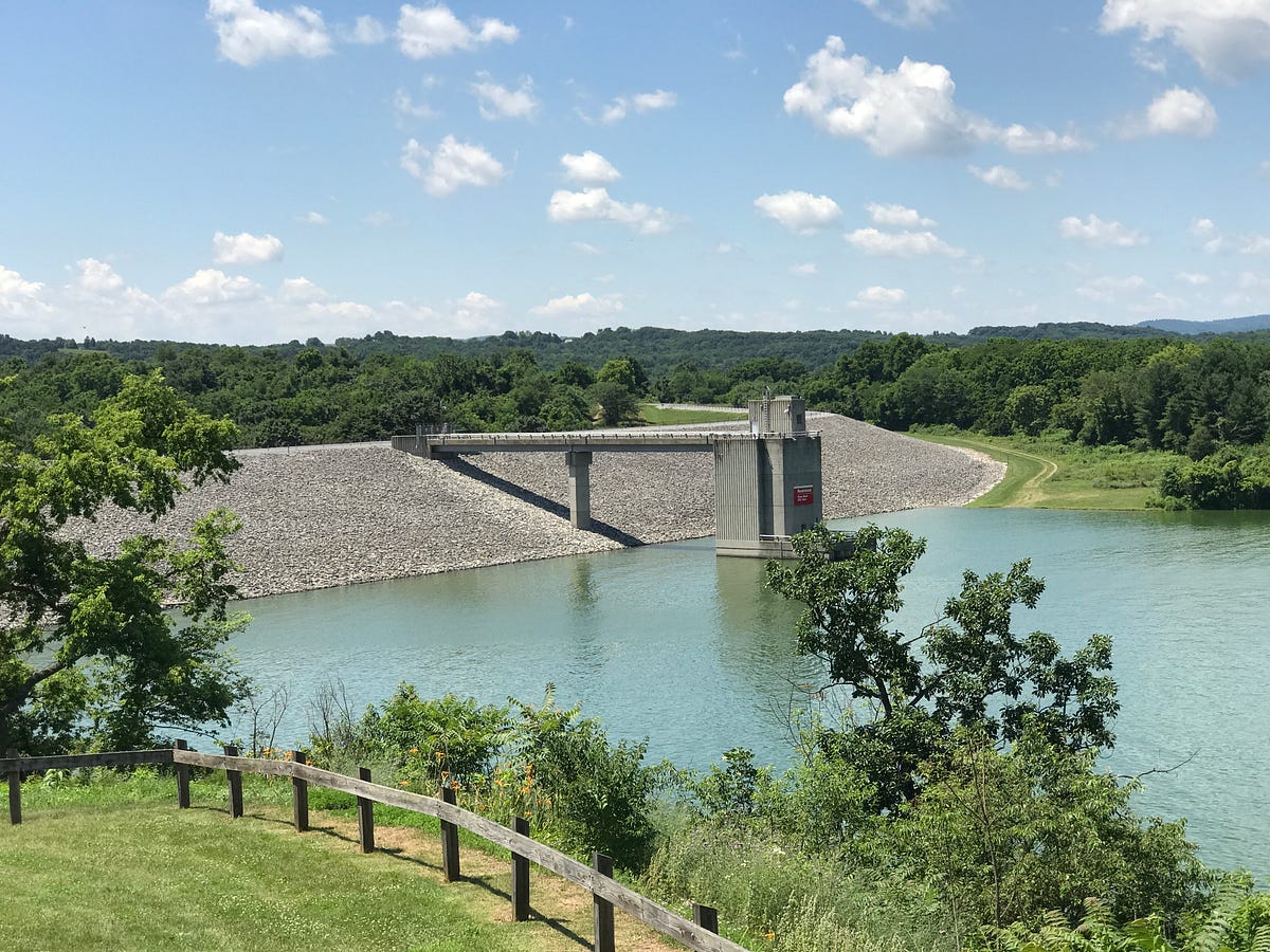 The Blue Marsh Reservoir, Leesport, PA., Delaware Watershed Tour 2017