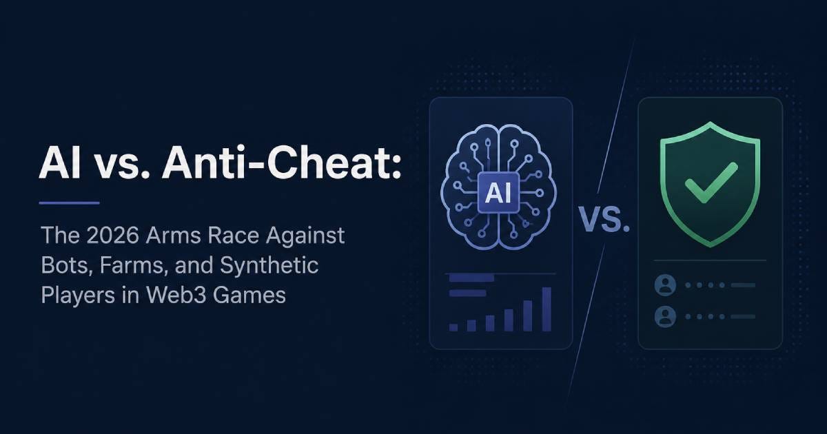 AI vs. Anti-Cheat: The 2026 Arms Race Against Bots, Farms, and Synthetic Players in Web3 Games