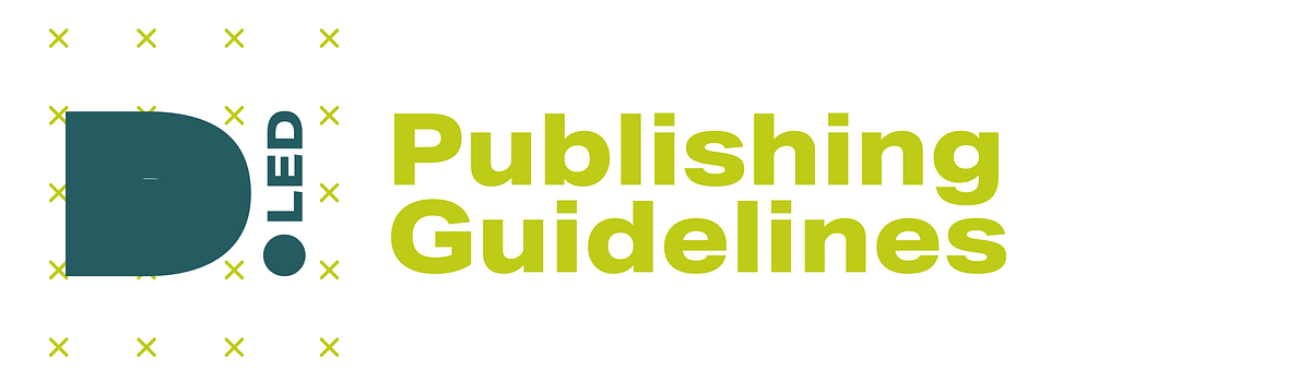 Publishing Guidelines