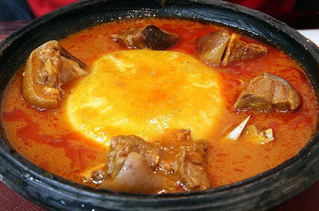 Recipes from around the world: Fufu and Lightsoup – Recipes around the