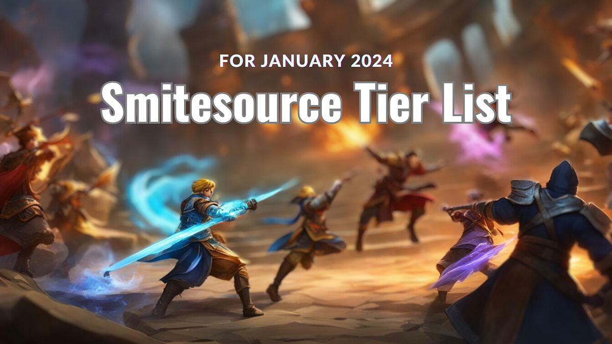 smitesource tier list for january 2024