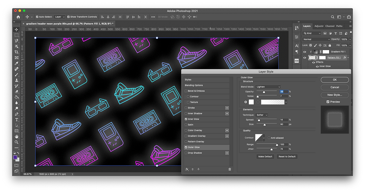 How To Make A Pattern In Photoshop Noun Project