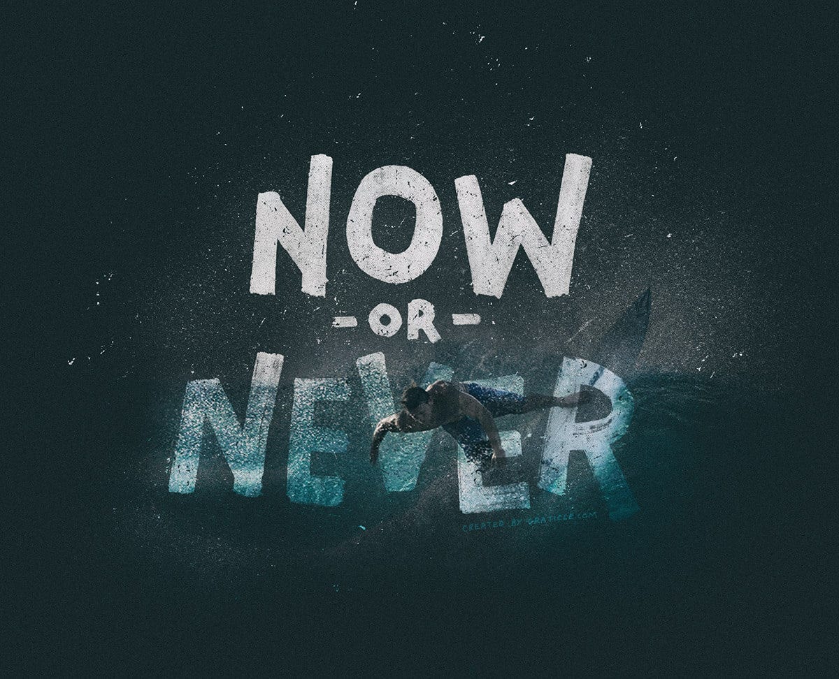 Now or never обои