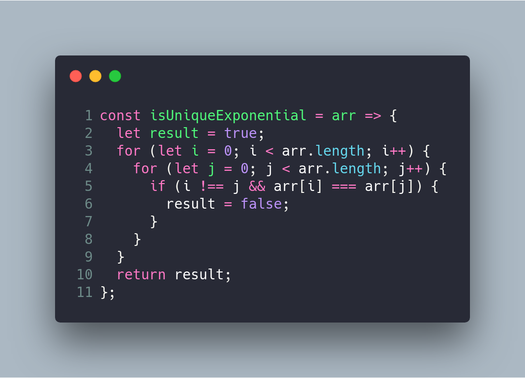 Finding unique values in an array