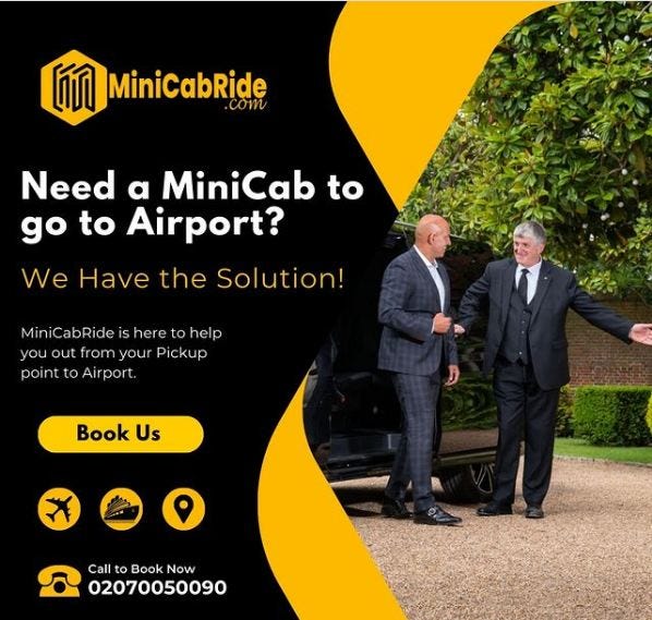 Efficiency Redefined: Navigating London with MiniCabRide London Airport Taxi Services