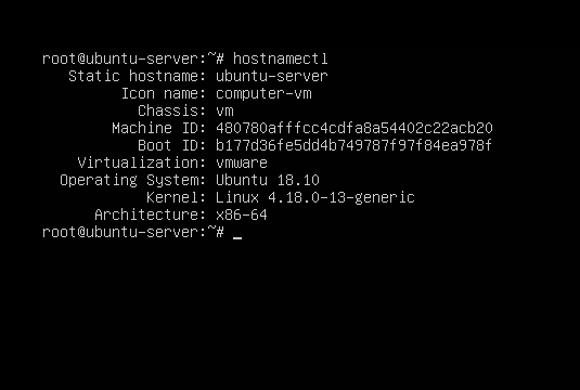 Ubuntu 18 изменить hostname