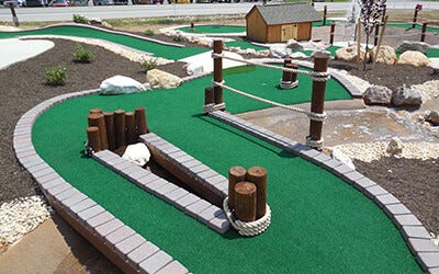 golf course mini putt miniature construction backyard costs builder designers