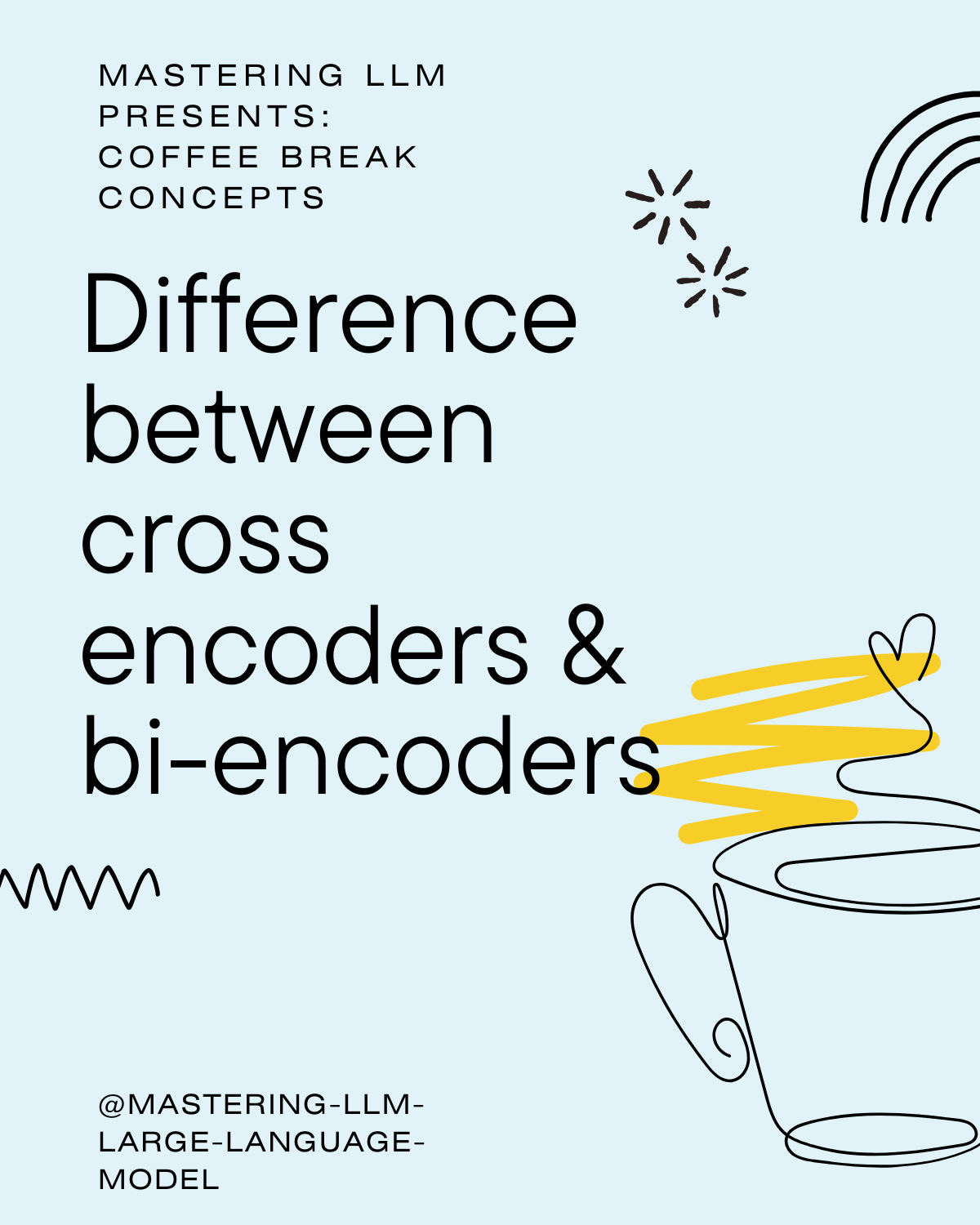 Difference between cross encoders & bi-encoders (Coffee break concepts Vol 1)