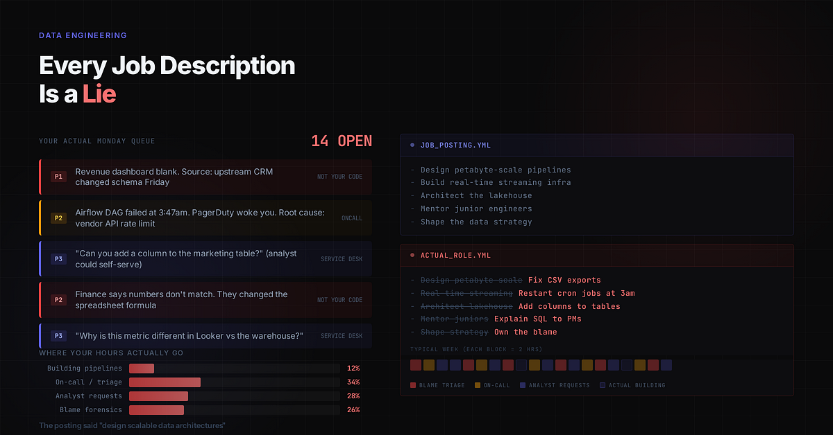 Every Data Engineering Job Description Is a Lie