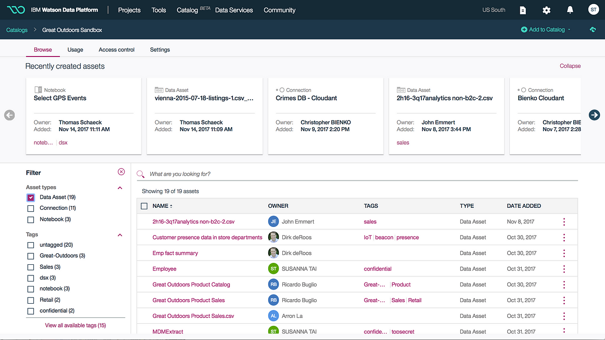 Discover, catalog and govern data with IBM Data Catalog