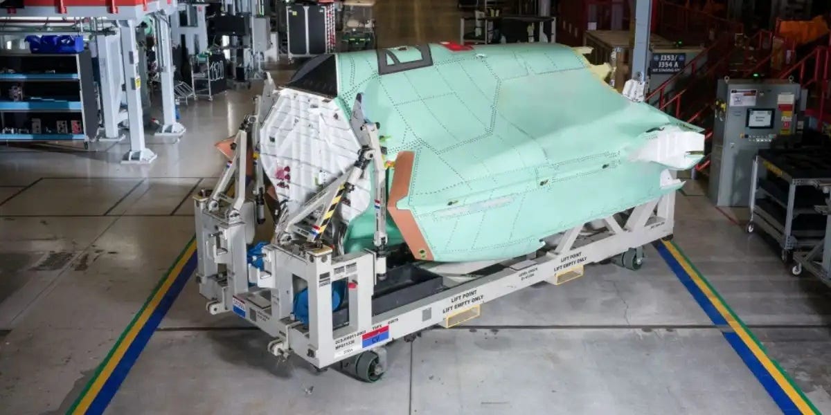 Northrop Grumman delivers 1500th F-35 center fuselage Northrop Grumman delivers 1500th F-35 center fuselage