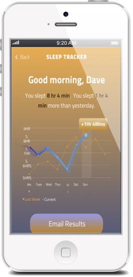 “SleepTracker”, A Wellness Project