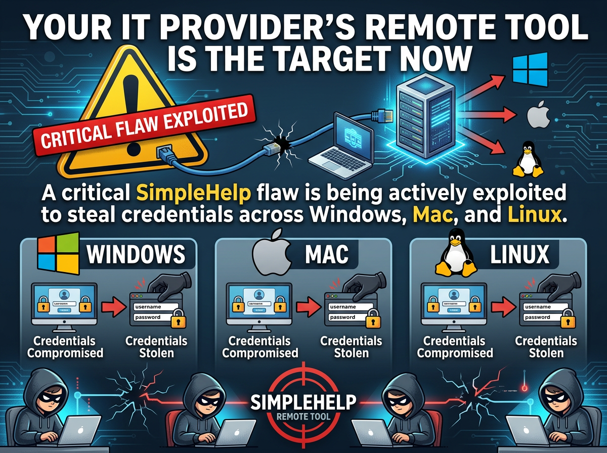 Your IT Provider Patches Windows. Nobody Patches the Tool They Use to Reach You.