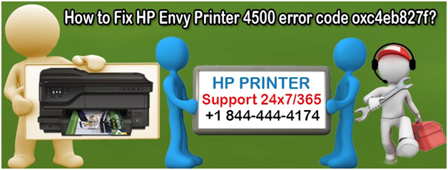 How to Fix HP Envy Printer 4500 error code oxc4eb827f?