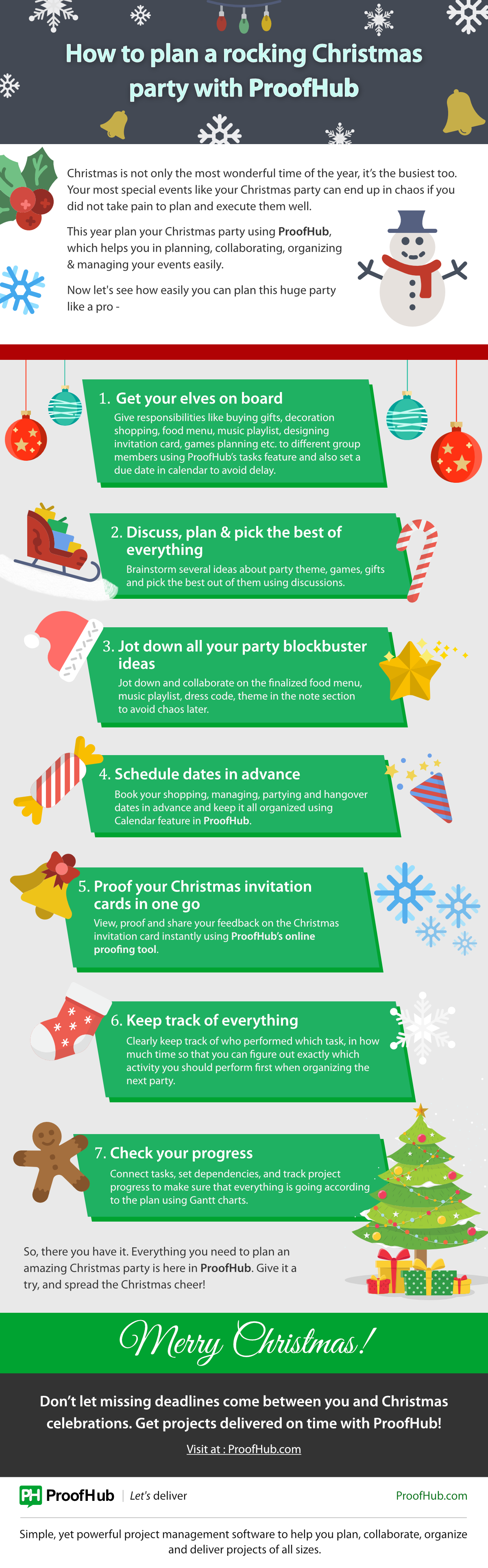 How To Plan A Rocking Christmas Party With ProofHub
