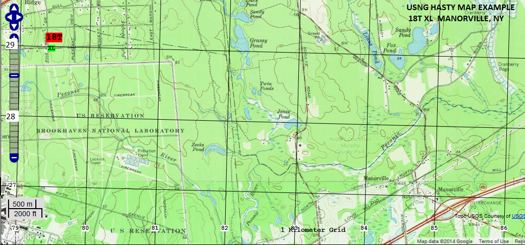 points b connected rapid Create â€œHastyâ€ field a map USNG Florida for â€“ use