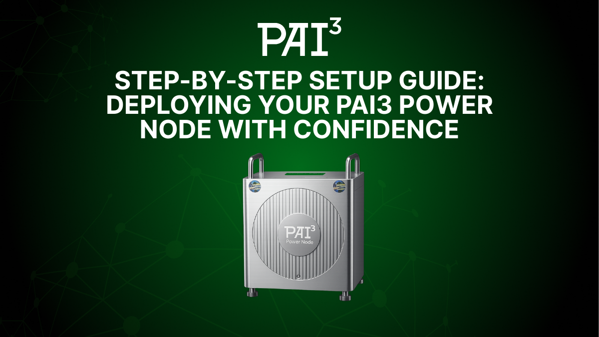 Step-by-Step Setup Guide: Deploying Your PAI3 Power Node with Confidence