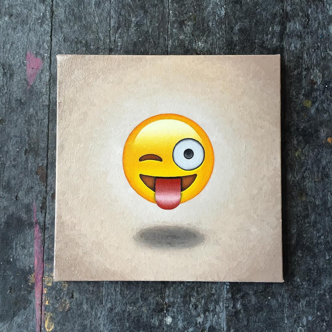 For the past year, I’ve been painting emoji. Mike Sall Medium