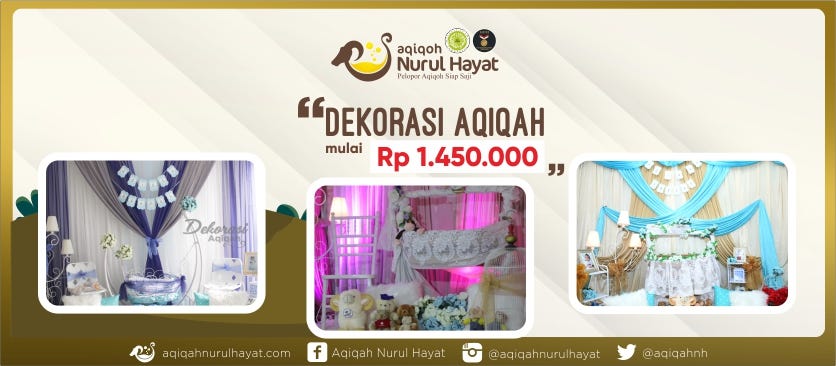 dekorasi aqiqah, aqiqah jakarta, dekorasi aqiqah jakarta, dekorasi tasyakuran