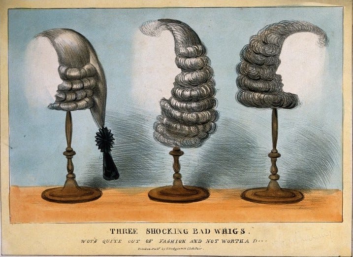 When Did Men Stop Wearing Wigs? Pulling at Threads Medium