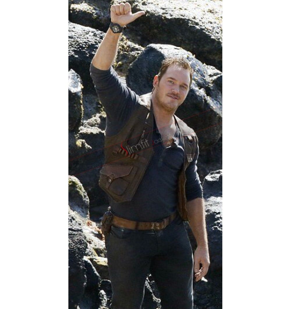 Jurassic World Fallen Kingdom Chris Pratt Owen Grady Vest