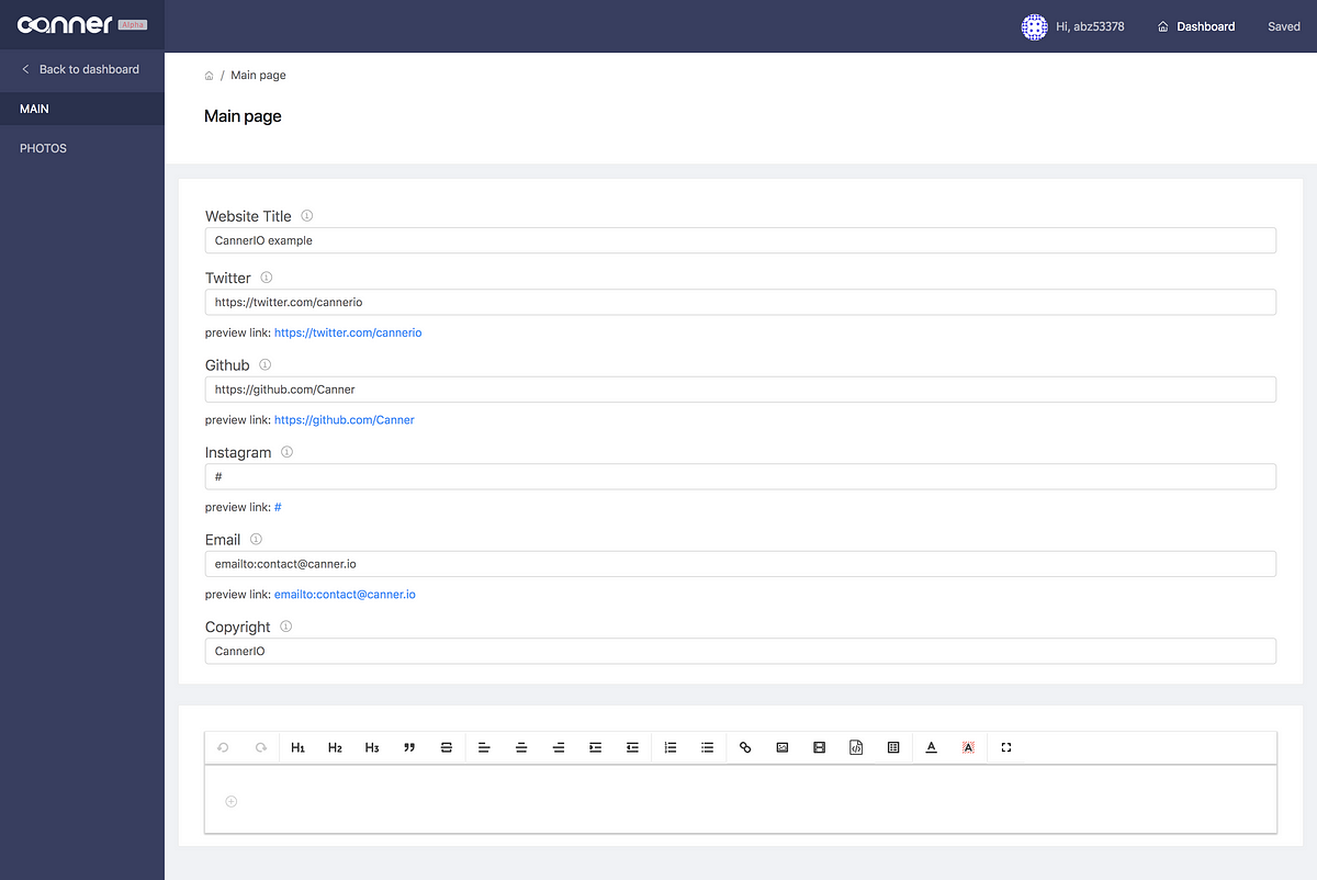 How to build HTML5UP templates on Firebase with CMS in 3 minutes?