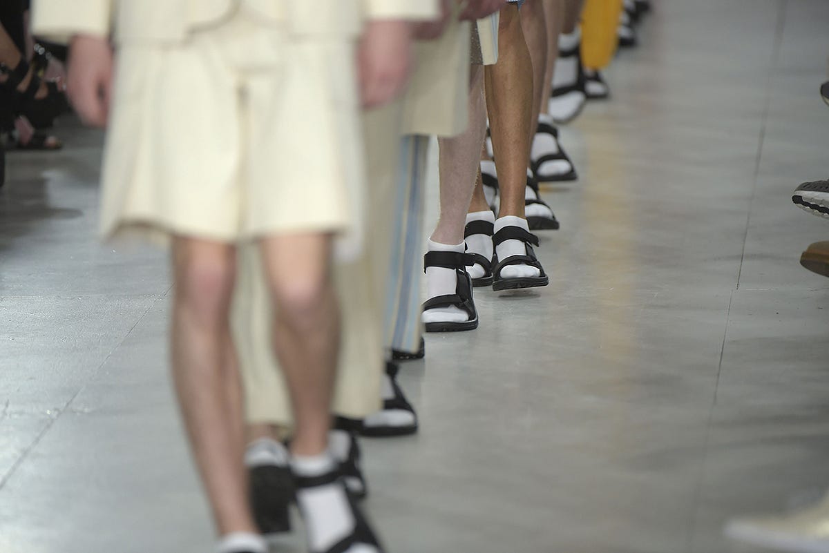 socks and sandals trend 2021