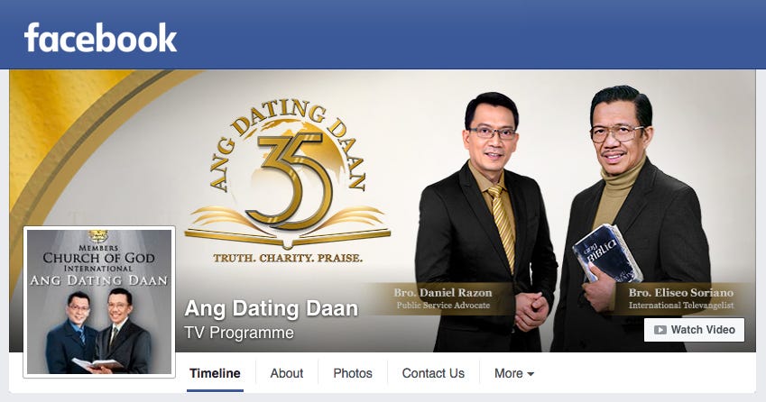ang dating daan official website dating a senior bachelor