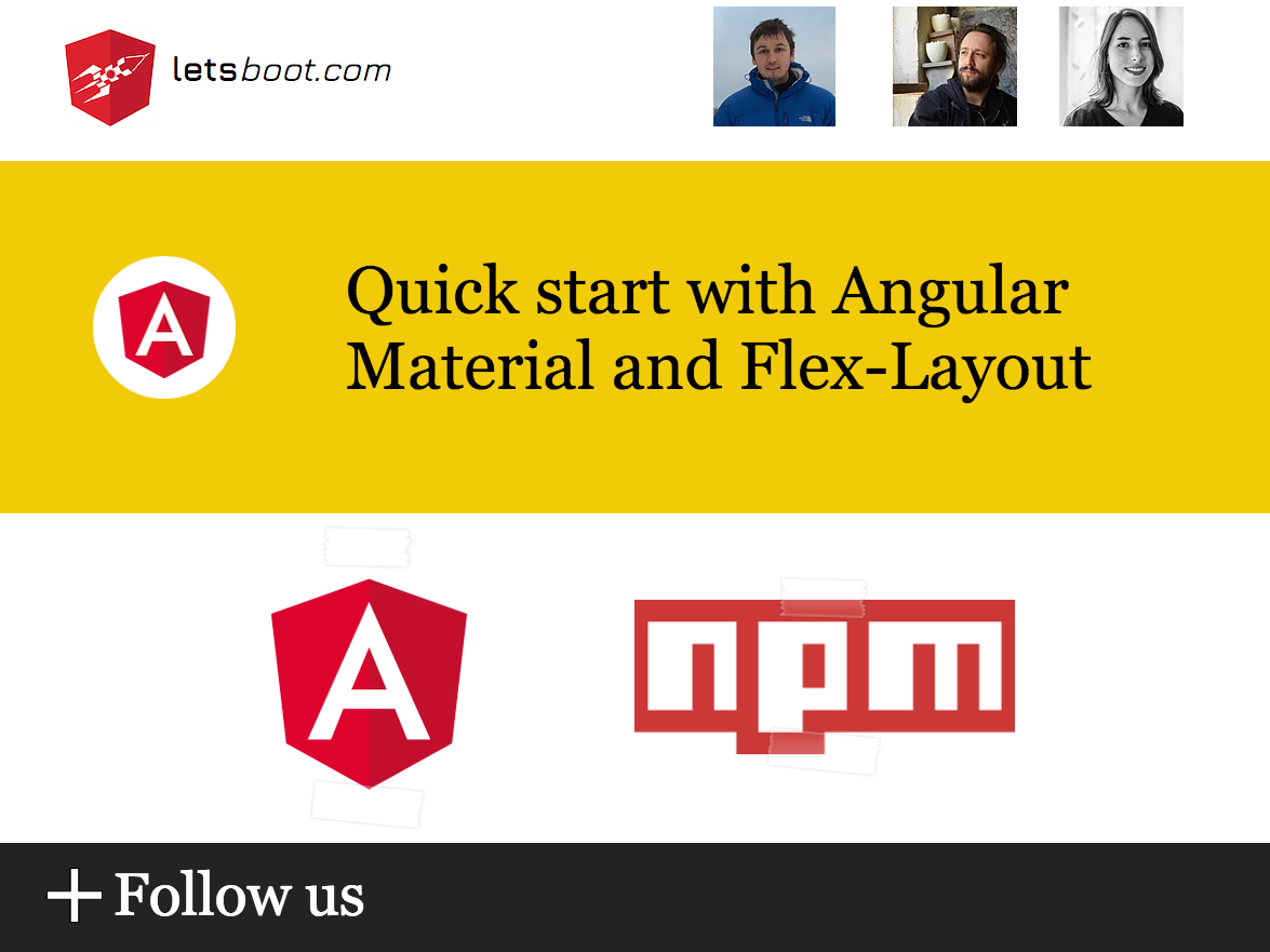 Angular Material Flex Layout Example