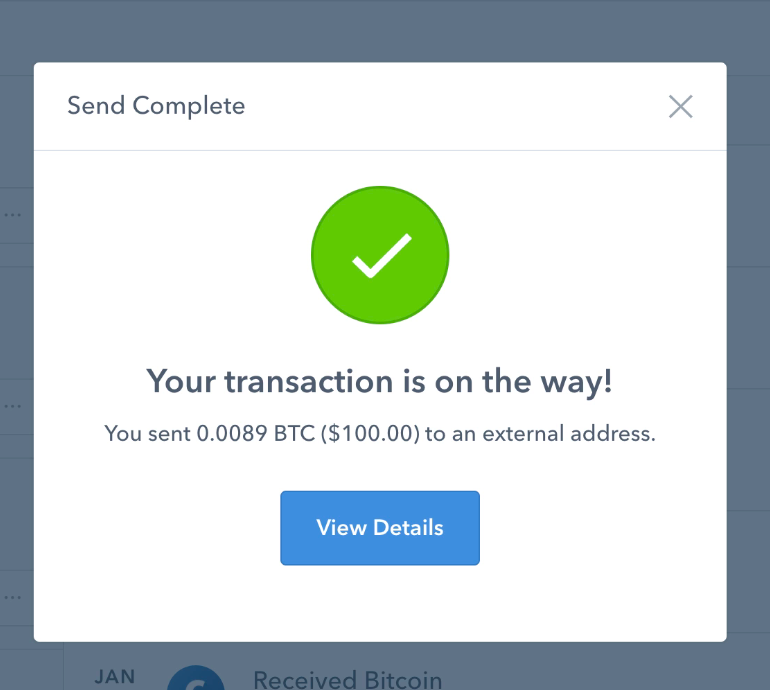 how to send bitcoin to a wallet