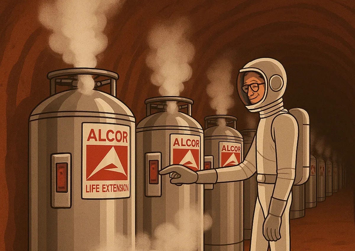 Mars Cryonics: A Second Life on the Red Planet