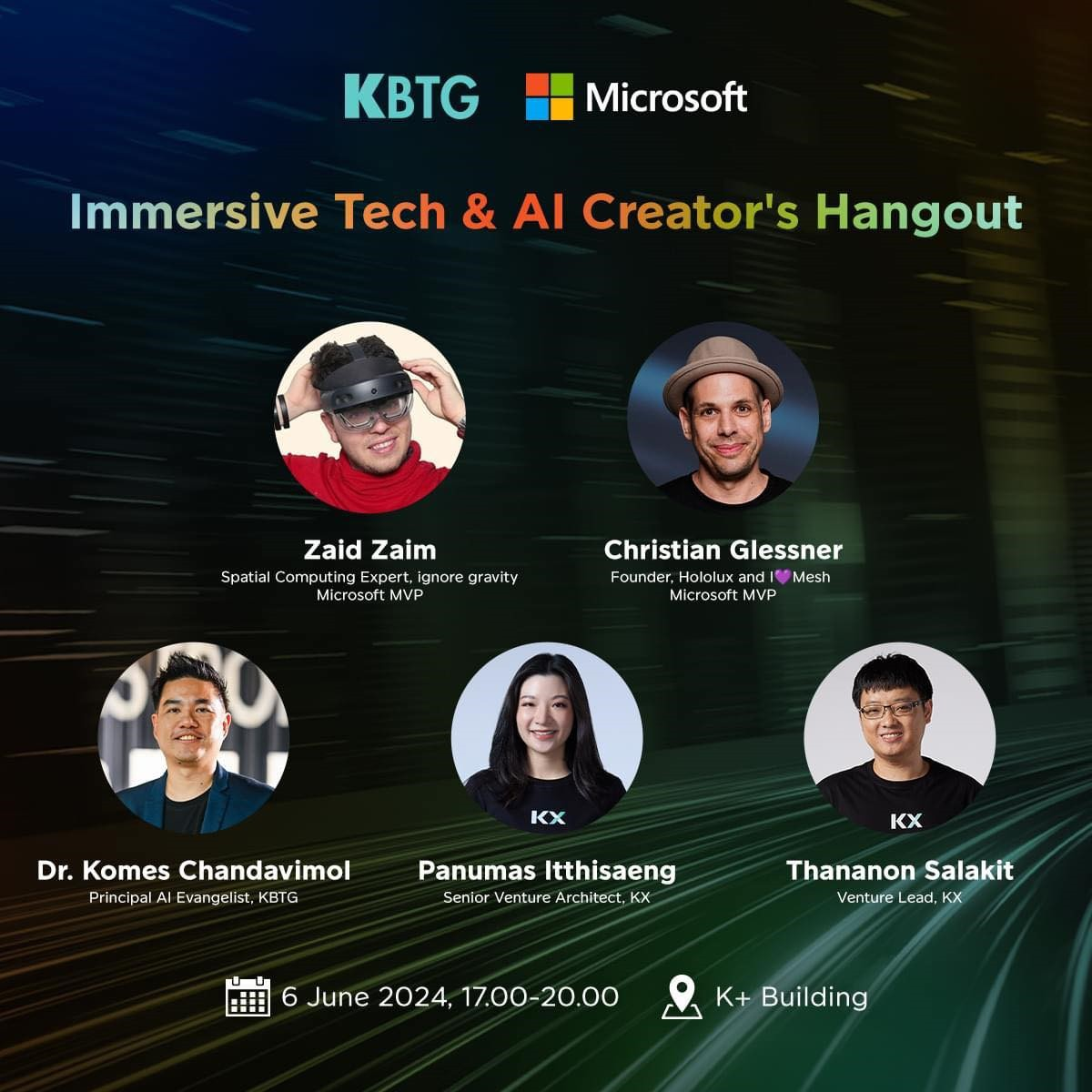 สรุปเนื้อหาจากงาน Immersive Tech & AI Creator’s Hangout