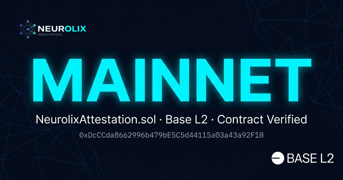 We Just Anchored the First Confidential AI Attestation on Base Mainnet