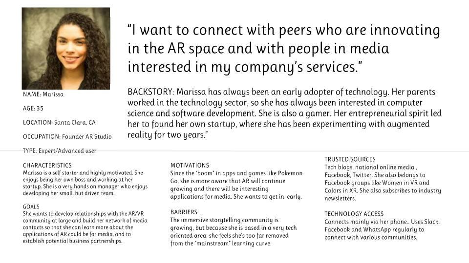 Design process: News service about immersive journalism