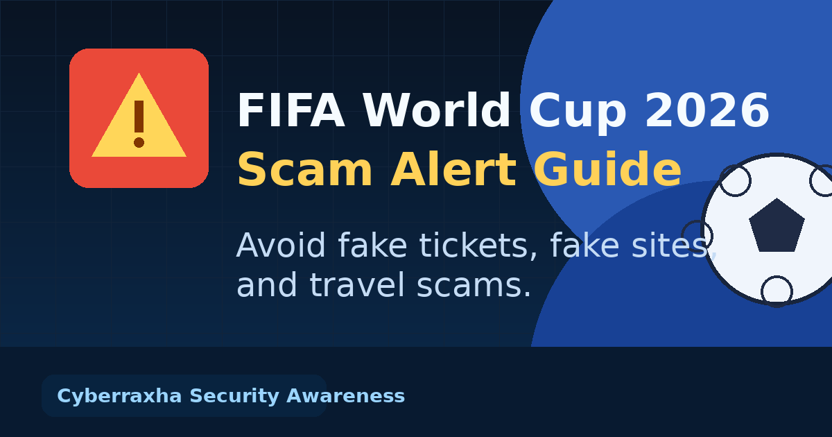 FIFA World Cup 2026 Scams: A Simple Guide to Stay Safe