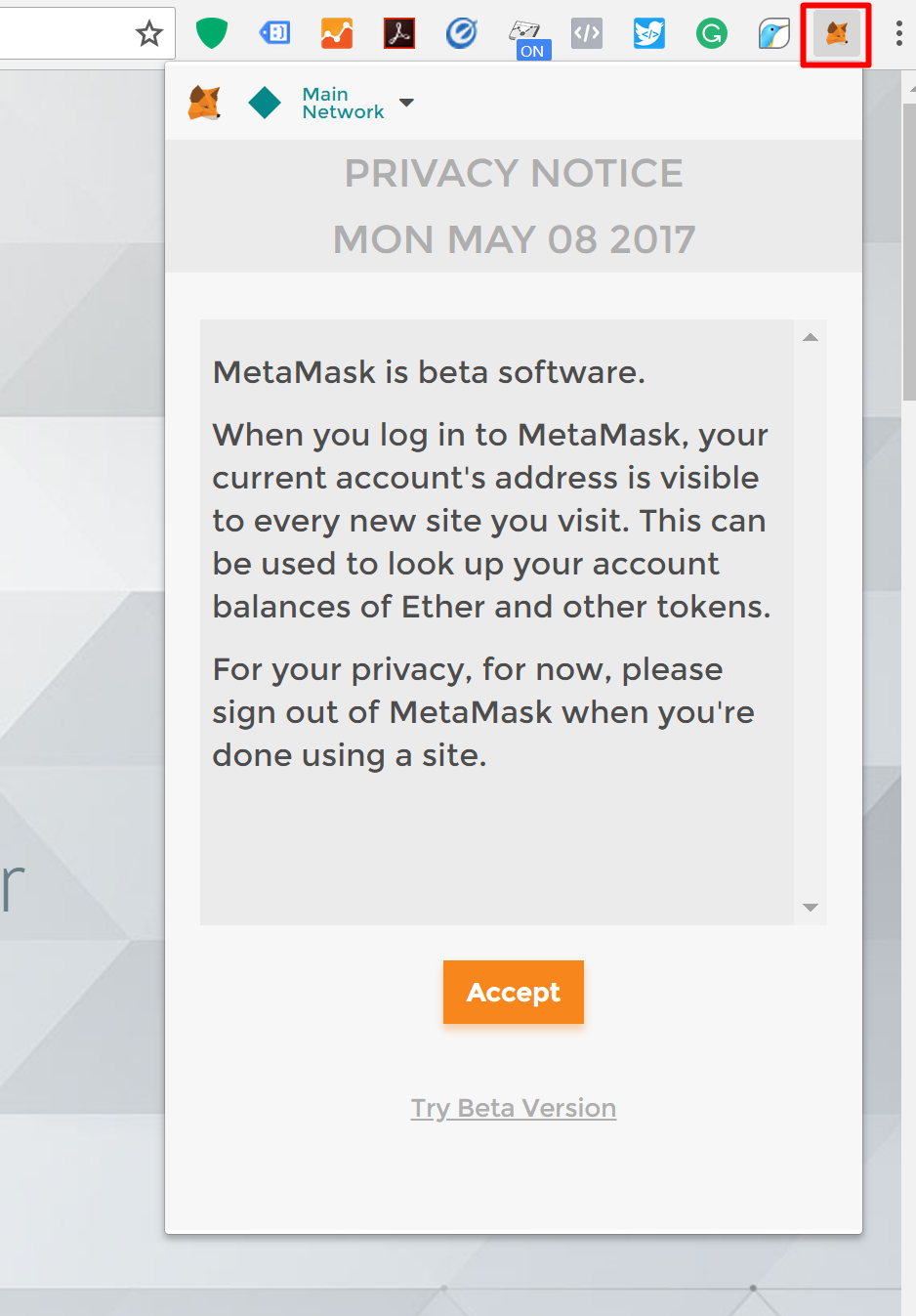 metamask how to create account