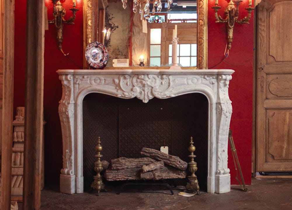 Find Out the Best Place to Antique Marble Fireplace