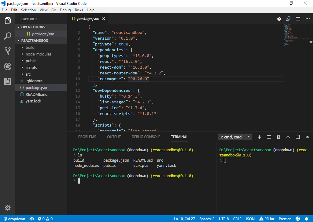 open visual studio code from terminal