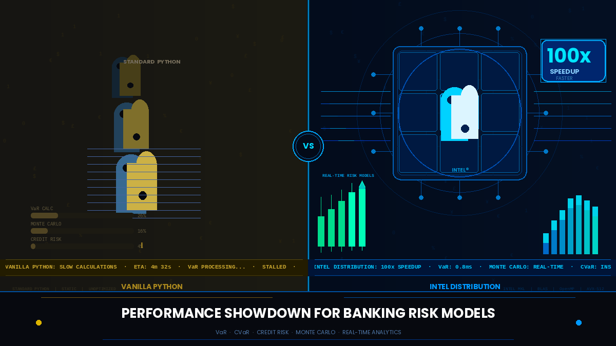 Intel Chips vs Python Libraries: A Performance Showdown for Banking Risk Models