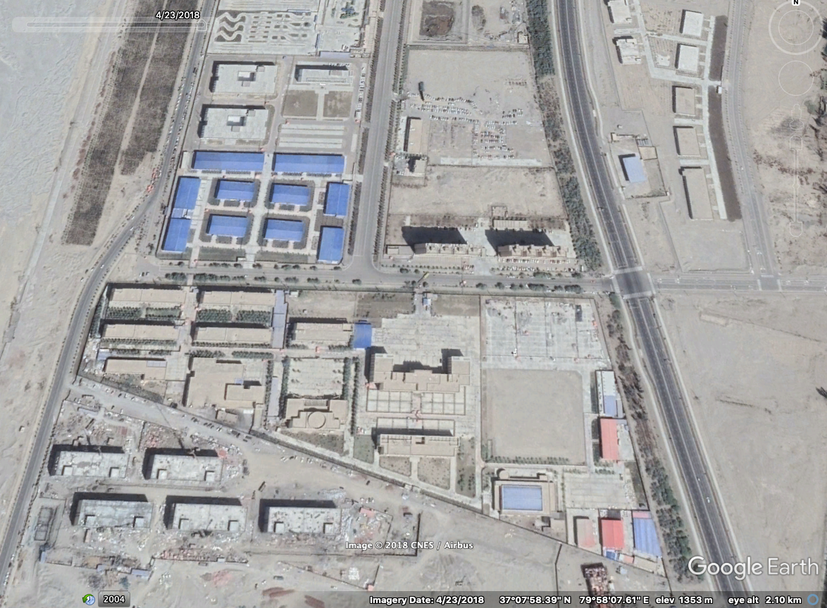 Satellite Imagery of Xinjiang Re-education Camp 63 