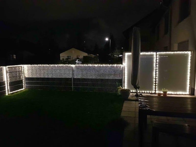Build A Wifi Switch Directly Into Your String Of Outdoor Leds This Is A Great Setup If You Want To Light Up Garden Without Easy Access An Outdoor Electrical Can Put The String Of Led Fairy Lights
