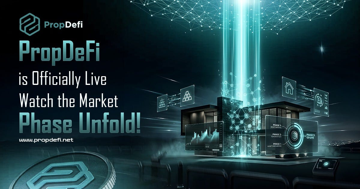 From Token Listing to Market Phase: PropDeFi Is Coming Together