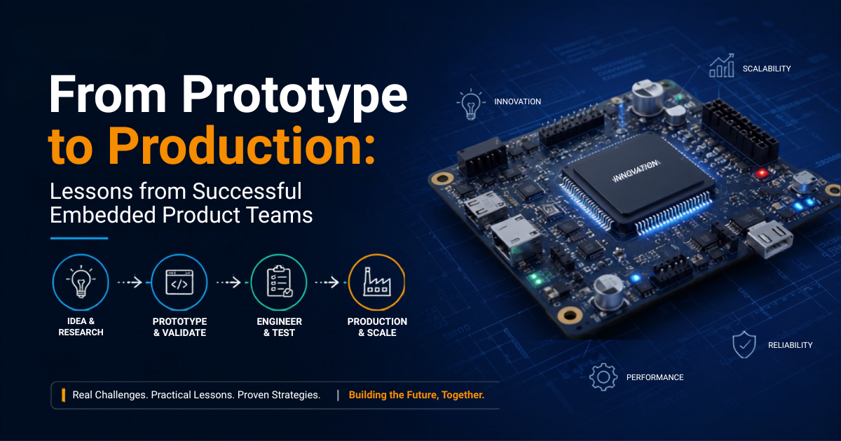 From Prototype to Production: Lessons from Successful Embedded Product Teams
