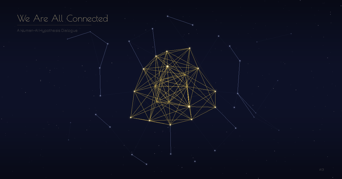We Are All Connected — A Human-AI Hypothesis Dialogue #01