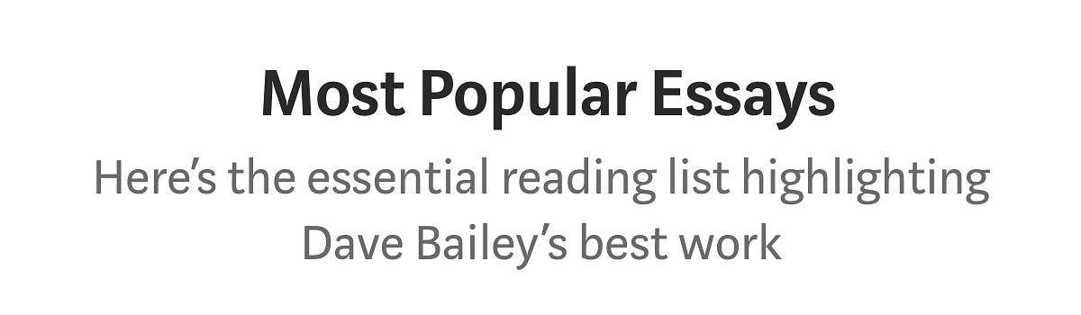 most popular essays
