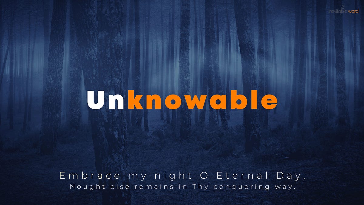 Unknowable